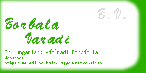 borbala varadi business card